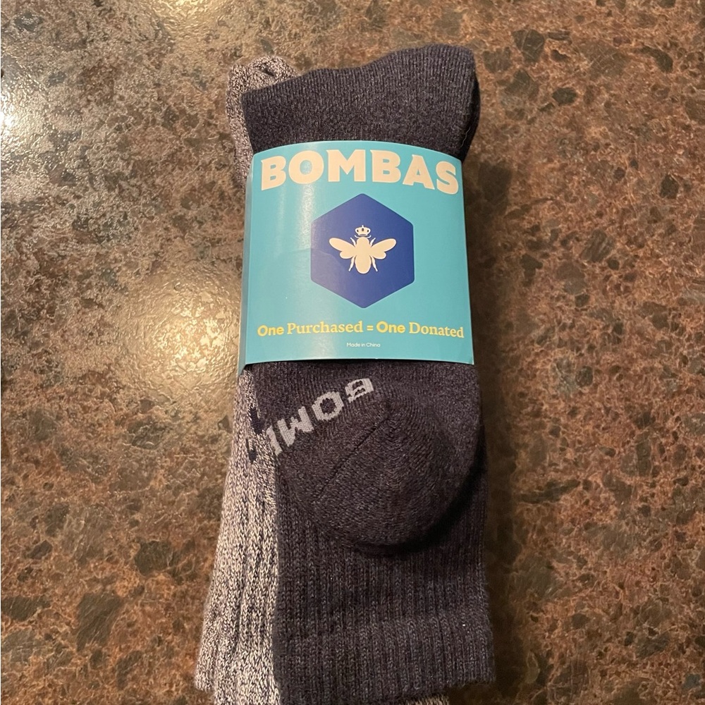 Bombas Men's Gray Socks